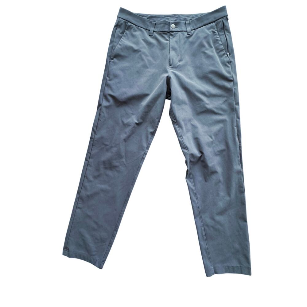 Lululemon Commission Pant Slim *Warpstreme 34" asphalt Grey inseam 29 - Picture 2 of 8